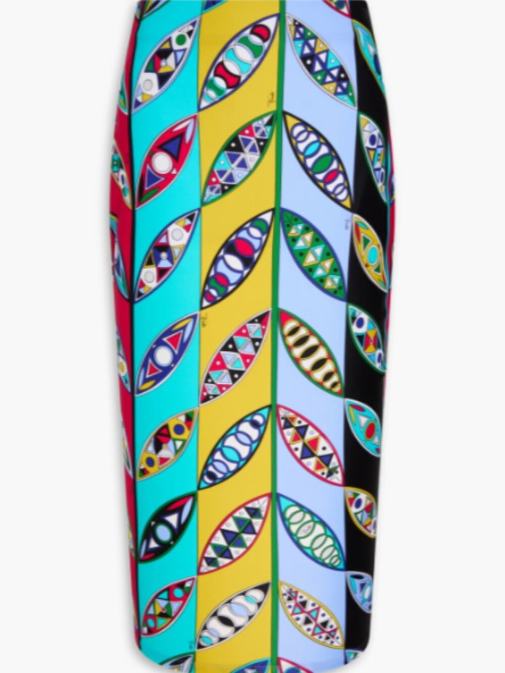 Pucci Printed Stretch-Jersey Midi Skirt